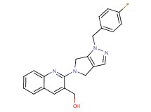 {2-[1-(4-fluorobenzyl)-4,6-dihydropyrrolo[3,4-c]pyrazol-5(1H)-yl]quinolin-3-yl}methanol