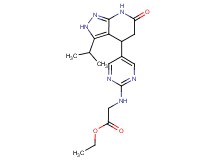 ethyl {[5-(3-isopropyl-6-oxo-4,5,6,7-tetrahydro-2H-pyrazolo[3,4-b]pyridin-4-yl)pyrimidin-2-yl]amino}acetate