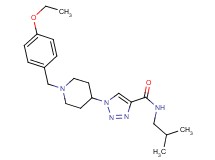 1-[1-(4-ethoxybenzyl)-4-piperidinyl]-N-isobutyl-1H-1,2,3-triazole-4-carboxamide