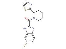 6-fluoro-2-{[2-(1,3-thiazol-2-yl)piperidin-1-yl]carbonyl}-1H-benzimidazole