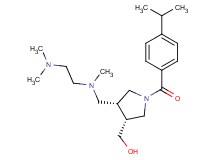 [(3R*,4R*)-4-{[[2-(dimethylamino)ethyl](methyl)amino]methyl}-1-(4-isopropylbenzoyl)pyrrolidin-3-yl]methanol