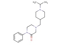 4-[(1-isopropyl-4-piperidinyl)methyl]-1-phenyl-2-piperazinone