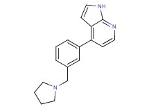 4-[3-(pyrrolidin-1-ylmethyl)phenyl]-1H-pyrrolo[2,3-b]pyridine