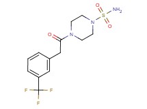 4-{[3-(trifluoromethyl)phenyl]acetyl}piperazine-1-sulfonamide