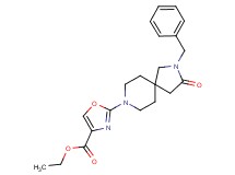 ethyl 2-(2-benzyl-3-oxo-2,8-diazaspiro[4.5]dec-8-yl)-1,3-oxazole-4-carboxylate