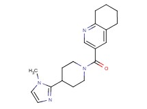 3-{[4-(1-methyl-1H-imidazol-2-yl)piperidin-1-yl]carbonyl}-5,6,7,8-tetrahydroquinoline