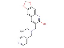 7-{[ethyl(4-pyridinylmethyl)amino]methyl}[1,3]dioxolo[4,5-g]quinolin-6-ol