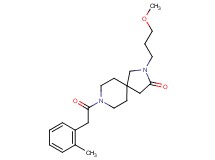 2-(3-methoxypropyl)-8-[(2-methylphenyl)acetyl]-2,8-diazaspiro[4.5]decan-3-one