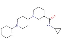 1'-cyclohexyl-N-cyclopropyl-1,4'-bipiperidine-3-carboxamide