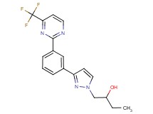 1-(3-{3-[4-(trifluoromethyl)-2-pyrimidinyl]phenyl}-1H-pyrazol-1-yl)-2-butanol