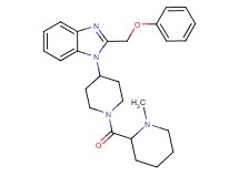 1-{1-[(1-methyl-2-piperidinyl)carbonyl]-4-piperidinyl}-2-(phenoxymethyl)-1H-benzimidazole