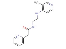 N-{2-[(3-methylpyridin-4-yl)amino]ethyl}-2-pyridin-2-ylacetamide
