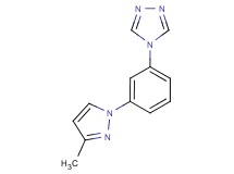 4-[3-(3-methyl-1H-pyrazol-1-yl)phenyl]-4H-1,2,4-triazole