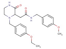 2-[1-(4-ethoxybenzyl)-3-oxo-2-piperazinyl]-N-(4-methoxybenzyl)acetamide