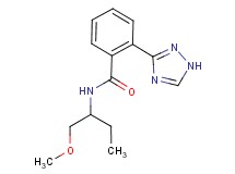 N-[1-(methoxymethyl)propyl]-2-(1H-1,2,4-triazol-3-yl)benzamide