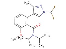 2-[1-(difluoromethyl)-3-methyl-1H-pyrazol-4-yl]-N,N-diisopropyl-6-methoxybenzamide