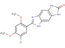 6-(5-chloro-2,4-dimethoxyphenyl)-3,5-dihydroimidazo[4,5-f]benzimidazol-2(1H)-one