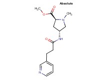 methyl (2S,4R)-1-methyl-4-[(3-pyridin-3-ylpropanoyl)amino]pyrrolidine-2-carboxylate
