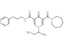 5-(1-azepanylcarbonyl)-1-sec-butyl-4-oxo-N-[3-(4-pyridinyl)propyl]-1,4-dihydro-3-pyridinecarboxamide