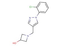 1-{[1-(2-chlorophenyl)-1H-pyrazol-4-yl]methyl}azetidin-3-ol