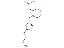 {4-[(2-butyl-1H-imidazol-4-yl)methyl]-3-morpholinyl}acetic acid