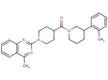 4-methyl-2-(4-{[3-(2-methylphenyl)-1-piperidinyl]carbonyl}-1-piperidinyl)quinazoline
