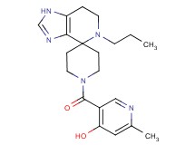 2-methyl-5-[(5-propyl-1,5,6,7-tetrahydro-1'H-spiro[imidazo[4,5-c]pyridine-4,4'-piperidin]-1'-yl)carbonyl]-4-pyridinol