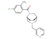 (1S*,5R*)-6-(4-chloro-2-methylbenzoyl)-3-(pyridin-3-ylmethyl)-3,6-diazabicyclo[3.2.2]nonane