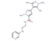 1,1',3',5'-tetramethyl-N-[2-(pyridin-3-ylamino)ethyl]-1H,1'H-3,4'-bipyrazole-5-carboxamide