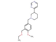 4-{1-[3-(ethoxymethyl)-4-methoxybenzyl]piperidin-3-yl}pyrimidine
