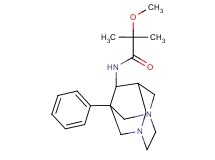 2-methoxy-2-methyl-N-(1-phenyl-3,6-diazatricyclo[4.3.1.1~3,8~]undec-9-yl)propanamide