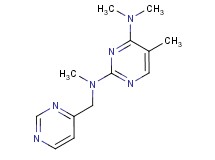 N~2~,N~4~,N~4~,5-tetramethyl-N~2~-(pyrimidin-4-ylmethyl)pyrimidine-2,4-diamine