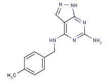N~4~-(4-methylbenzyl)-1H-pyrazolo[3,4-d]pyrimidine-4,6-diamine