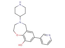 4-(4-piperidinyl)-7-(3-pyridinyl)-2,3,4,5-tetrahydro-1,4-benzoxazepin-9-ol dihydrochloride