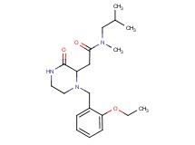 2-[1-(2-ethoxybenzyl)-3-oxo-2-piperazinyl]-N-isobutyl-N-methylacetamide