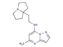 5-methyl-N-[2-(tetrahydro-1H-pyrrolizin-7a(5H)-yl)ethyl]pyrazolo[1,5-a]pyrimidin-7-amine