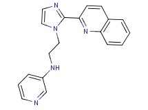 N-[2-(2-quinolin-2-yl-1H-imidazol-1-yl)ethyl]pyridin-3-amine