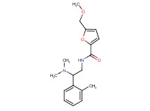 N-[2-(dimethylamino)-2-(2-methylphenyl)ethyl]-5-(methoxymethyl)-2-furamide