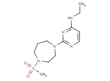 N-ethyl-2-[4-(methylsulfonyl)-1,4-diazepan-1-yl]pyrimidin-4-amine
