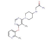 N~2~-(1-{5-methyl-6-[(2-methylpyridin-3-yl)oxy]pyrimidin-4-yl}piperidin-4-yl)glycinamide