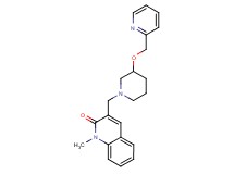 1-methyl-3-{[3-(2-pyridinylmethoxy)-1-piperidinyl]methyl}-2(1H)-quinolinone