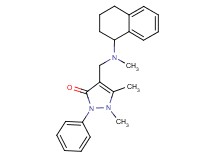 1,5-dimethyl-4-{[methyl(1,2,3,4-tetrahydronaphthalen-1-yl)amino]methyl}-2-phenyl-1,2-dihydro-3H-pyrazol-3-one