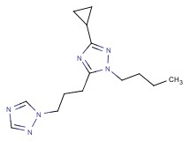1-butyl-3-cyclopropyl-5-[3-(1H-1,2,4-triazol-1-yl)propyl]-1H-1,2,4-triazole