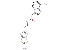 2-(8-methylimidazo[1,2-a]pyridin-3-yl)-N-[2-(2-methylimidazo[2,1-b][1,3,4]thiadiazol-6-yl)ethyl]acetamide