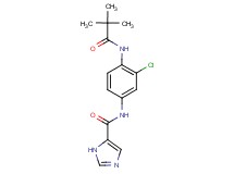 N-{3-chloro-4-[(2,2-dimethylpropanoyl)amino]phenyl}-1H-imidazole-5-carboxamide