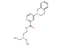 N-[2-(diethylamino)ethyl]-4-(3,4-dihydro-2(1H)-isoquinolinyl)-2-pyridinecarboxamide