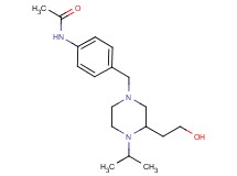 N-(4-{[3-(2-hydroxyethyl)-4-isopropyl-1-piperazinyl]methyl}phenyl)acetamide