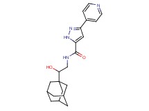 N-[2-(1-adamantyl)-2-hydroxyethyl]-3-pyridin-4-yl-1H-pyrazole-5-carboxamide