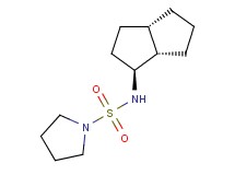 N-[(1S*,3aS*,6aS*)-octahydropentalen-1-yl]pyrrolidine-1-sulfonamide