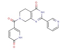 7-[(6-oxo-1,6-dihydropyridin-3-yl)carbonyl]-2-pyridin-3-yl-5,6,7,8-tetrahydropyrido[3,4-d]pyrimidin-4(3H)-one